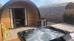 Lyxig Glamping Pod med Bubbelpool  Frodsham