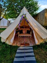 Fransk Tält Hemlig Trädgård Glamping NewarkTrent