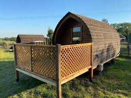 Lyxig Glamping Pod  Sjöar Farm Lincoln