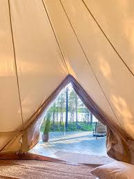 LaplandLiv Glampingtält med privat bastu vid sjön